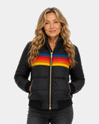 Liorisse | Veste puffer rétro à rayures