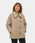 Harmélia | Manteau court élégant