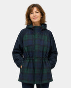 Galysse | Veste oversize à capuche à carreaux