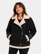 Estélya | Manteau premium en imitation peau de mouton