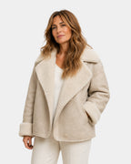 Délianne | Veste en cuir vintage
