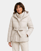 Amélyne | Veste d'hiver matelassée à capuche