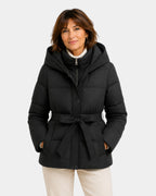 Amélyne | Veste d'hiver matelassée à capuche