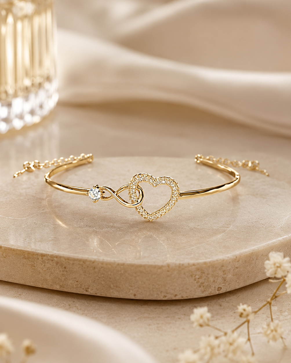 Aramburge | Bracelet infini cœur