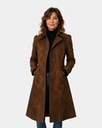 Sienna | Élégant trench en suède