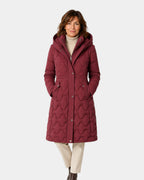 Briseida | Long manteau en duvet avec capuche