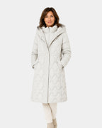 Briseida | Long manteau en duvet avec capuche