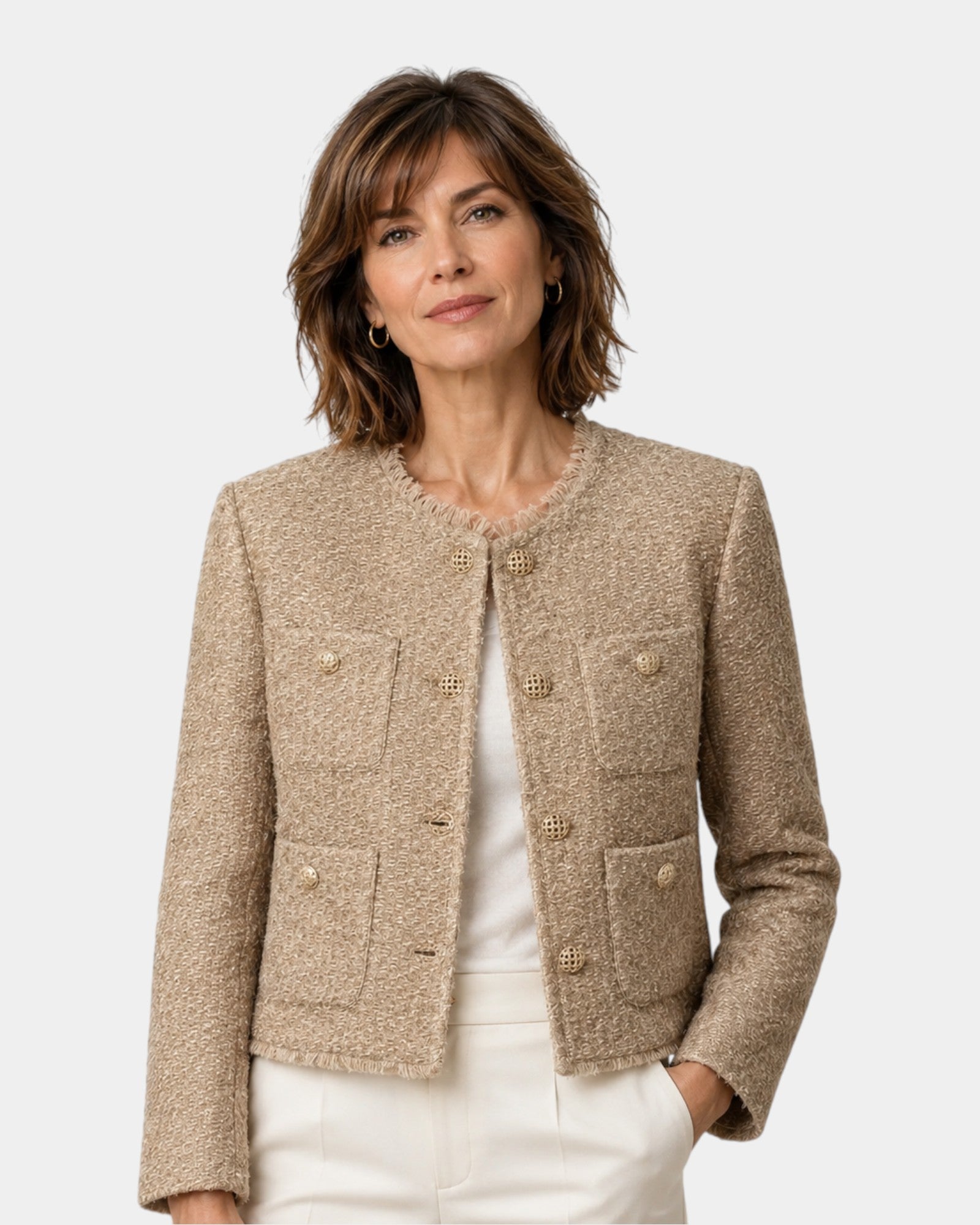 Alice | Veste Chic Beige