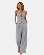 Clarine | Ensemble pantalon et gilet