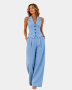 Clarine | Ensemble pantalon et gilet