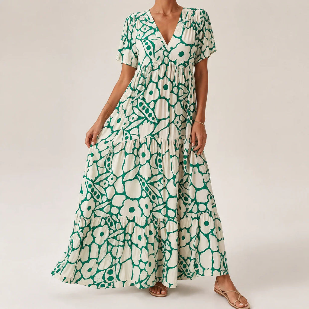 ROBE MIDI BOHÉMIENNE POUR FEMMES