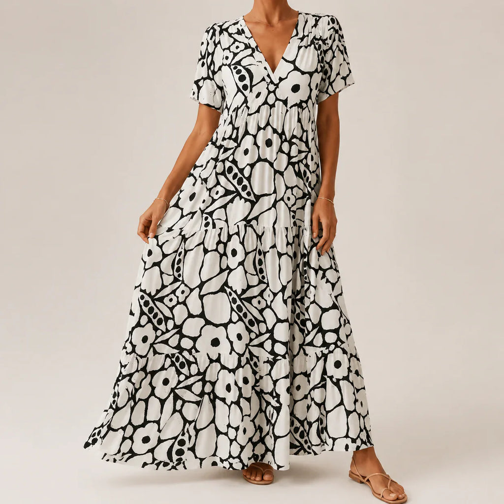 ROBE MIDI BOHÉMIENNE POUR FEMMES