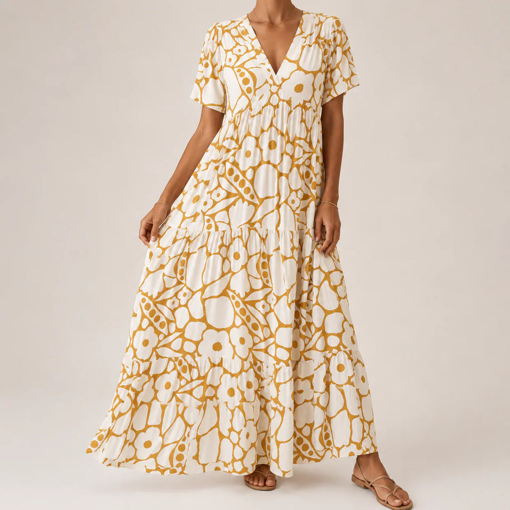 ROBE MIDI BOHÉMIENNE POUR FEMMES