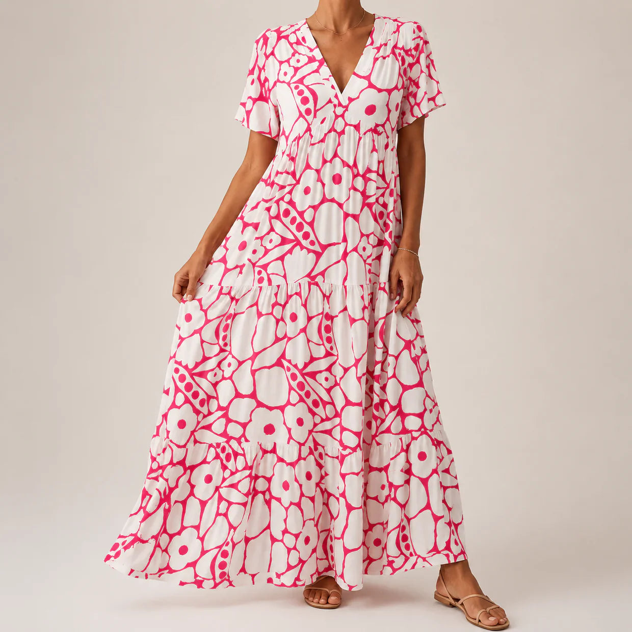 ROBE MIDI BOHÉMIENNE POUR FEMMES