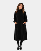 Sofia | Robe midi en tricot élégante avec col roulé