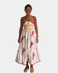 Aegline | Robe midi à motif