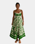 Afra | Robe midi à motif