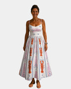 Anthelme | Robe midi à motif