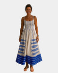 Antigone | Robe midi à motif