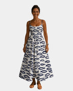 Arabelle | Robe midi à motif