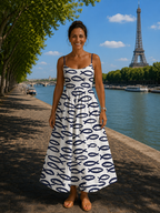 Arabelle | Robe midi à motif