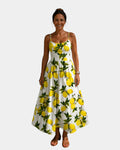 Artemise | Robe midi à motif