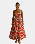 Assina | Robe midi à motif