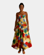 Célinia | Robe midi à motif