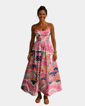 Chiara | Robe midi à motif