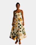 Cilie | Robe midi à motif