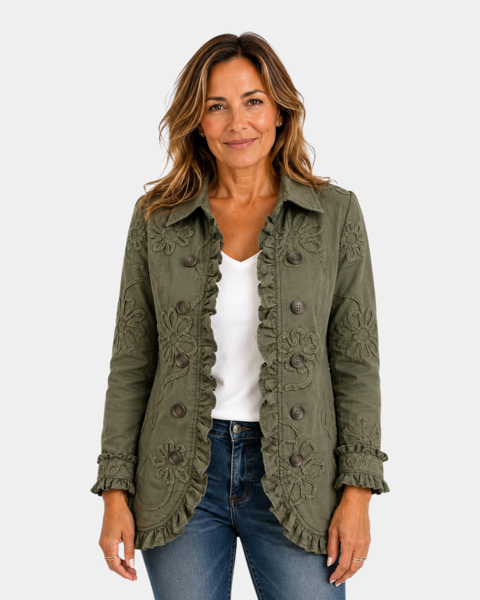 Ascensión | Veste Brodée avec Volants