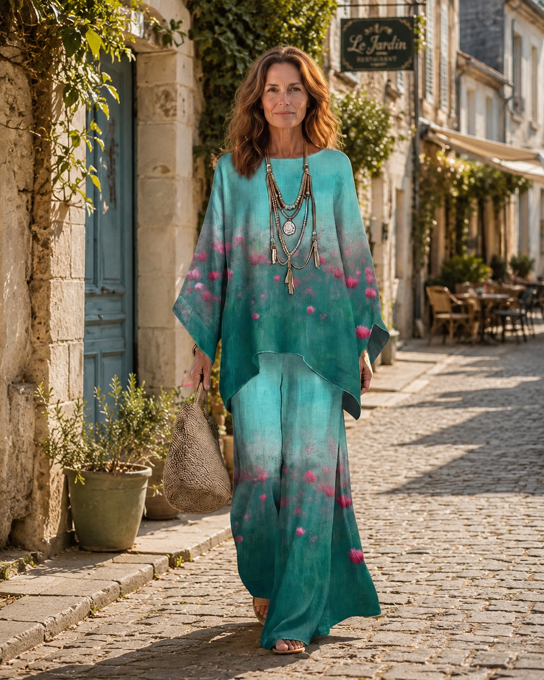 Myrtille | Ensemble confort imprimé