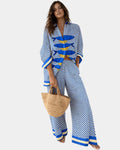 Flavie | Ensemble élégant d’été avec pantalon et chemise