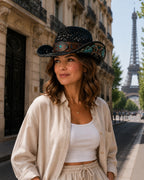 Paola | Chapeau de cowboy tressé