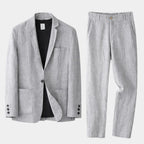 Lucas | Costume en Lin au Coup Classique