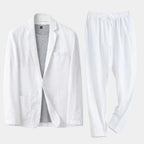 Lucas | Costume en Lin au Coup Classique