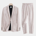 Lucas | Costume en Lin au Coup Classique