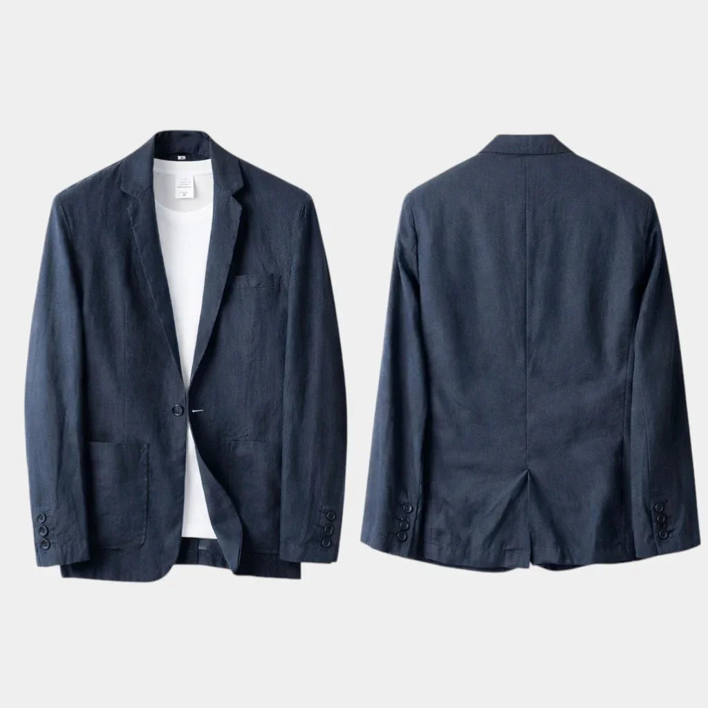 Lucas | Costume en Lin au Coup Classique