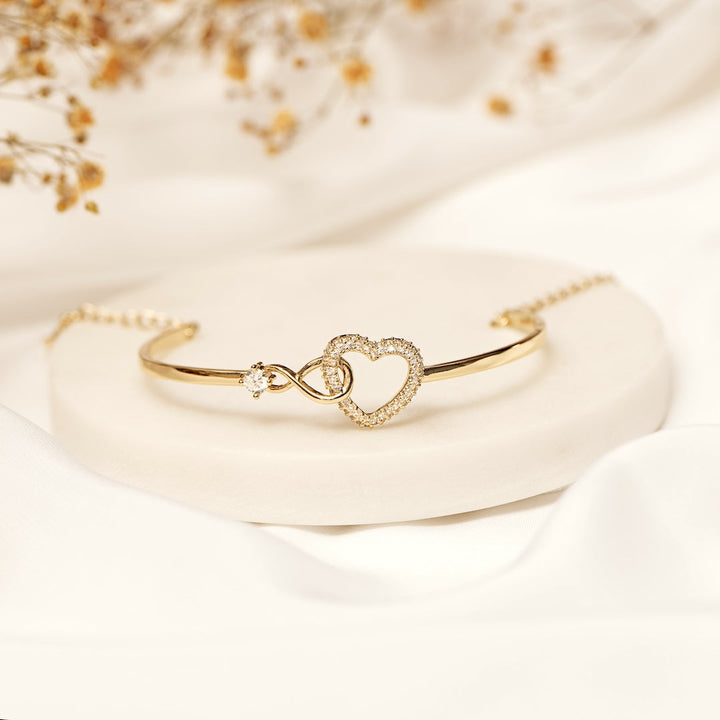 Aramburge | Bracelet infini cœur