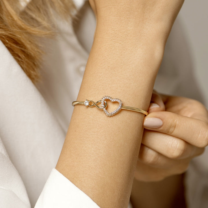Aramburge | Bracelet infini cœur
