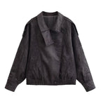 Aurésia | Veste oversize en suédine synthétique