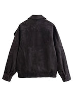 Aurésia | Veste oversize en suédine synthétique