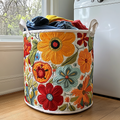 Panier à Linge Floral Joy