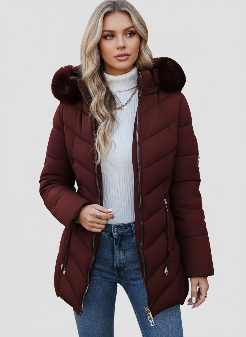 Anéline | Manteau puffer matelassé élégant