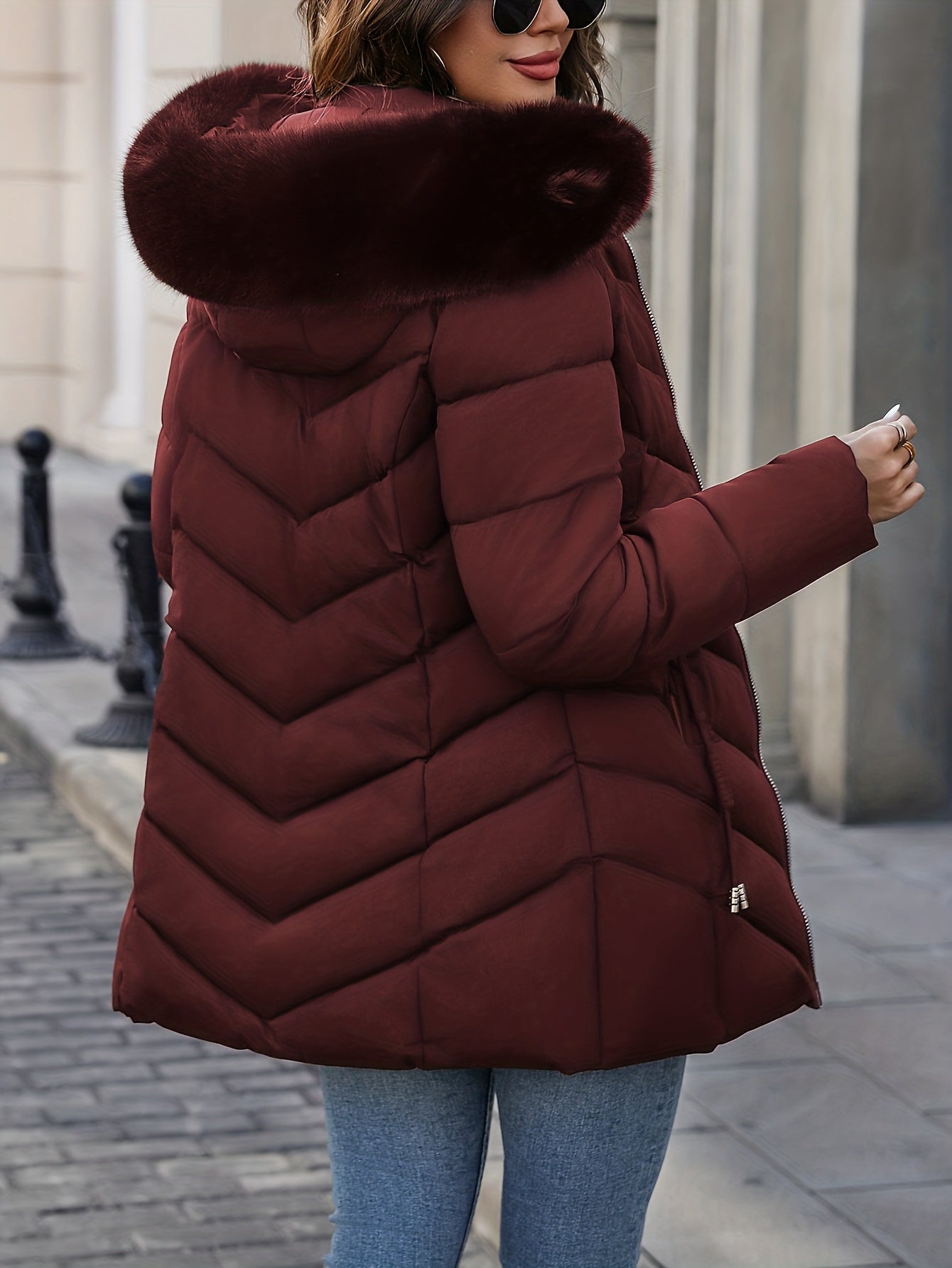 Anéline | Manteau puffer matelassé élégant
