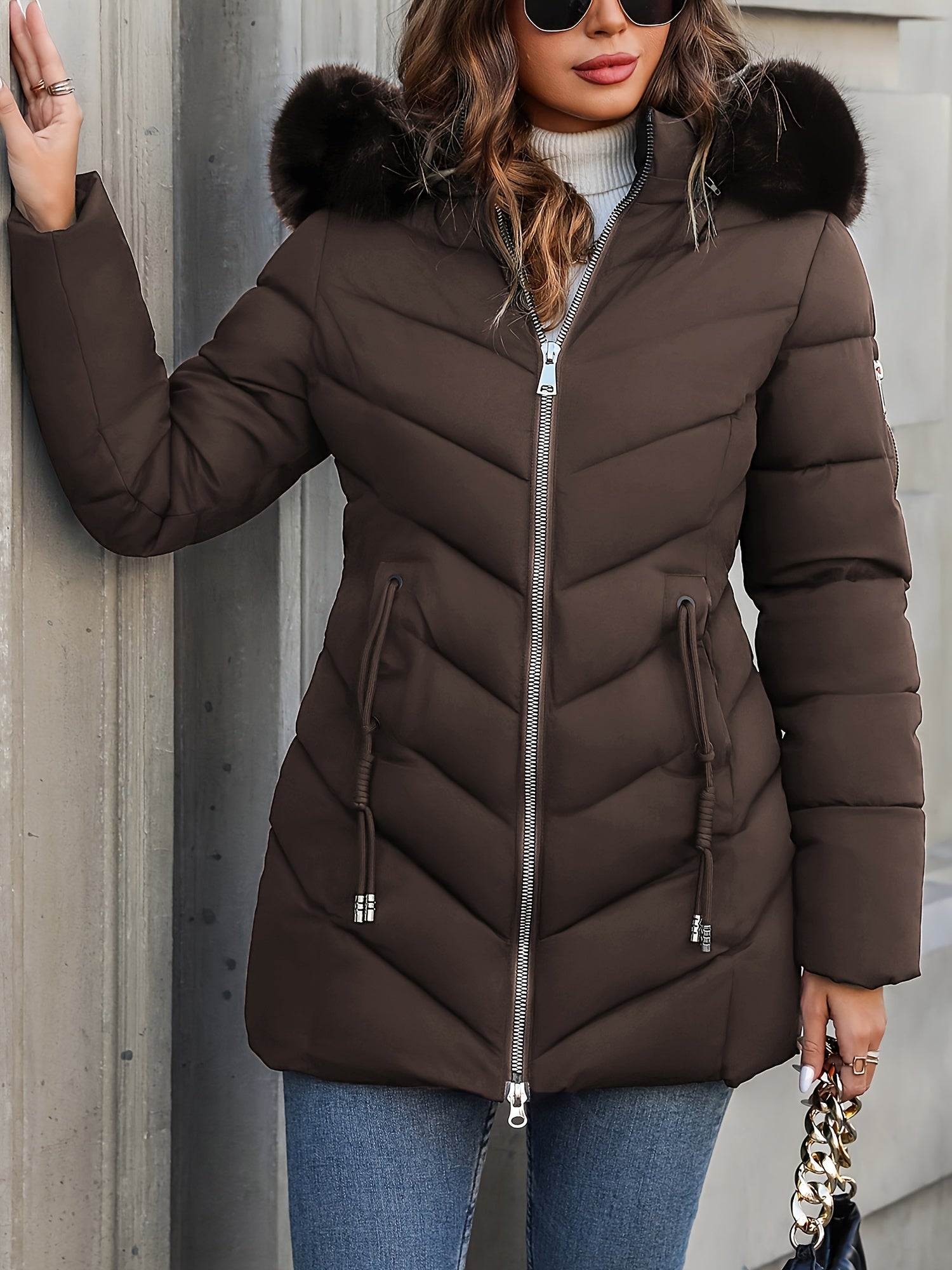 Anéline | Manteau puffer matelassé élégant