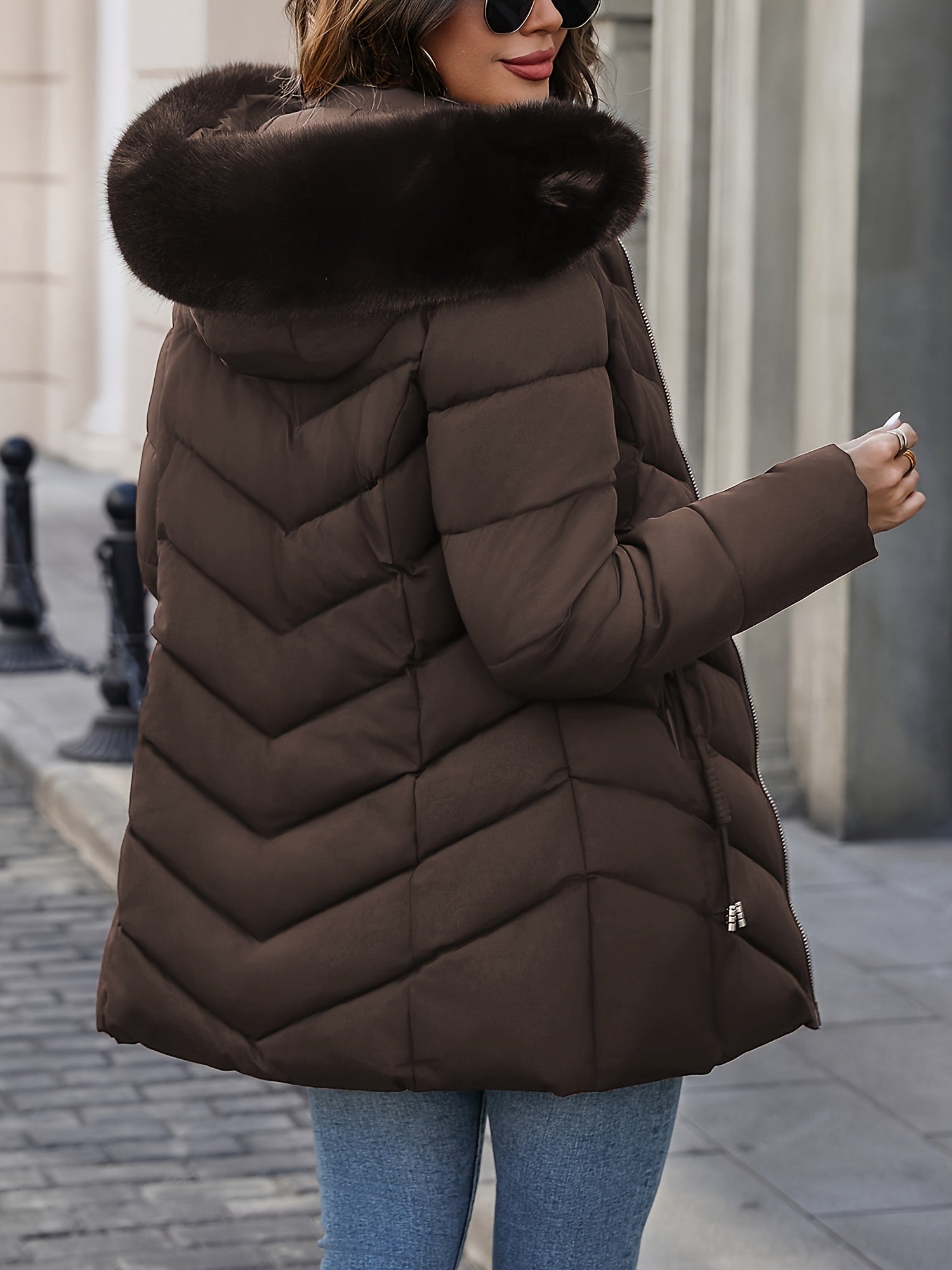 Anéline | Manteau puffer matelassé élégant