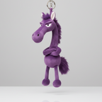 Cheval Audacieux | Porte-clés Violet
