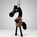 Cheval Audacieux | Noir et Brun Porte-clés