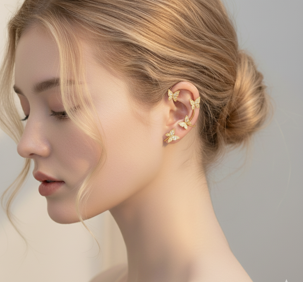 Geneviève | Ear cuff papillon